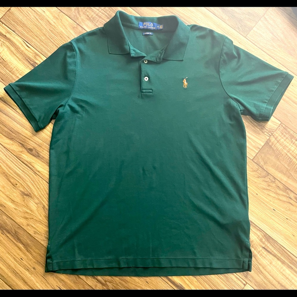 Ralph Lauren Polo Size Medium Hunter Green Shirt